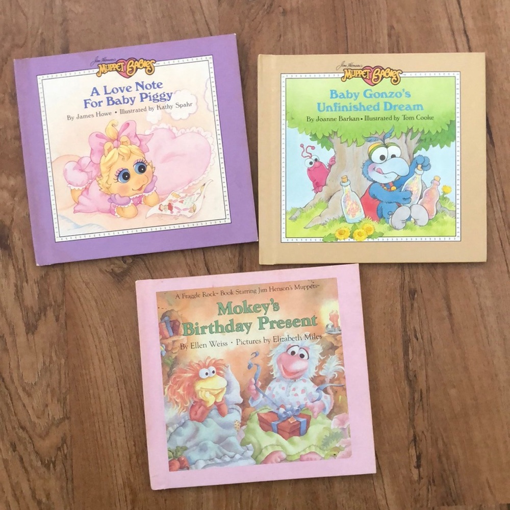 80’s Vintage Jim Henson Muppet Babies Books